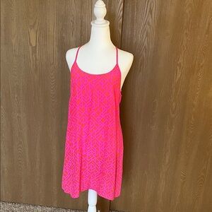 Alice & Trixie Pink and Orange Patterned Dress